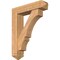 Ekena Millwork Balboa Arts and Crafts Smooth Bracket w/ Offset Brace, Western Red Cedar, 7 1/2"W x 32"D x 40"H BKT0806X32X40BOA03SWR - alternate 1